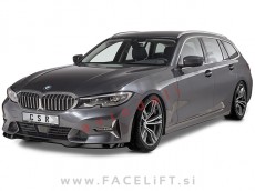 BMW 3 G20 G21 Sport Line, Luxury Line 19- podaljšek sprednjega odbijača karbon (mat)