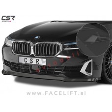 BMW 5 G30 G31 LCI 20- podaljšek sprednjega odbijača črni (mat)