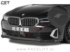 BMW 5 G30 G31 LCI 20- podaljšek sprednjega odbijača črni (mat)