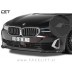 BMW 5 G30 G31 LCI 20- podaljšek sprednjega odbijača črni (mat)