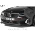 BMW 5 G30 G31 LCI 20- podaljšek sprednjega odbijača črni (mat)