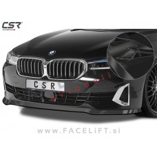 BMW 5 G30 G31 LCI 20- podaljšek sprednjega odbijača črni (sijaj)