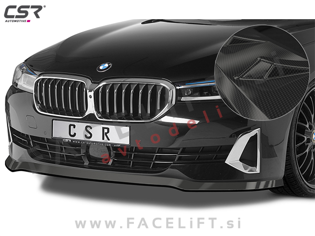 BMW 5 G30 G31 LCI 20- podaljšek sprednjega odbijača karbon (sijaj) BMW 5 G30 G31 LCI 20- podaljšek sprednjega odbijača karbon (sijaj)
