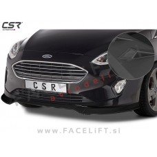 Ford Fiesta 17- podaljšek sprednjega odbijača črni (mat)