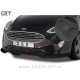 Ford Fiesta 17- podaljšek sprednjega odbijača črni (mat)
