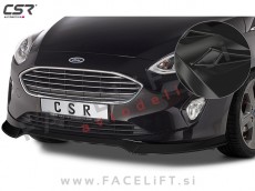 Ford Fiesta 17- podaljšek sprednjega odbijača črni (sijaj)