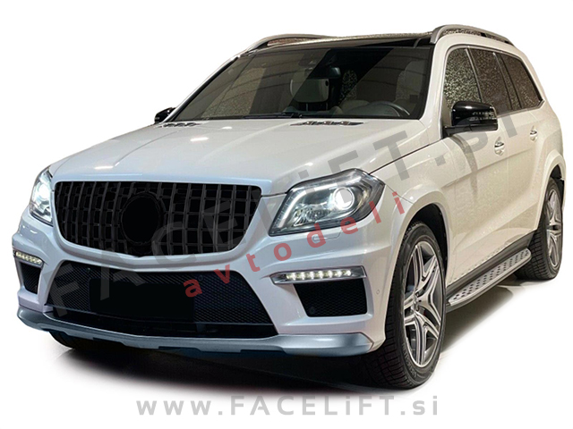 Mercedes GL X166 12-15 maska črna (sijaj)