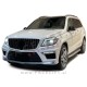 Mercedes GL X166 12-15 maska črna (sijaj)
