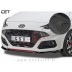 Hyundai i10 N Line 20- podaljšek sprednjega odbijača črni (mat)