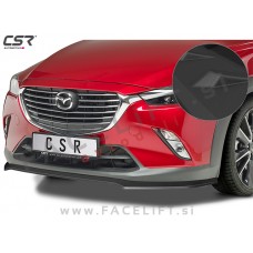 Mazda CX-3 15-20 podaljšek sprednjega odbijača črni (mat)