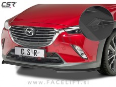Mazda CX-3 15-20 podaljšek sprednjega odbijača črni (mat)
