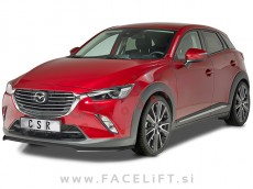 Mazda CX-3 15-20 podaljšek sprednjega odbijača črni (sijaj)