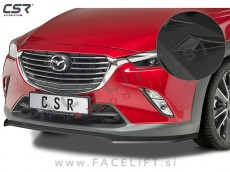 Mazda CX-3 15-20 podaljšek sprednjega odbijača karbon (mat)