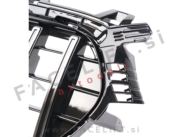 Mercedes B W247 18- maska črna kromirana (sijaj)