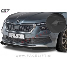 Škoda Kamiq 19- podaljšek sprednjega odbijača črni (mat)