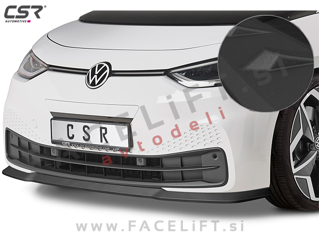 VW ID.3 19- podaljšek sprednjega odbijača črni (mat)