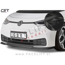 VW ID.3 19- podaljšek sprednjega odbijača črni (sijaj)