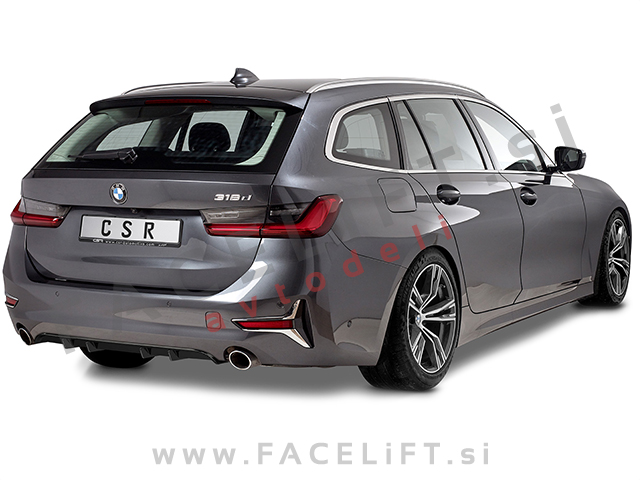 BMW 3 G20 G21 19- difuzor črni (mat)