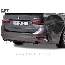 BMW 3 G20 G21 19- difuzor karbon (sijaj)