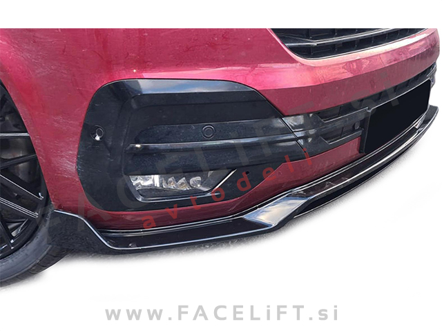 VW T6 19- podaljšek sprednjega odbijača črni (sijaj) VW T6 19- podaljšek sprednjega odbijača črni (sijaj)