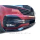 VW T6 19- podaljšek sprednjega odbijača črni (sijaj)