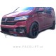 VW T6 19- podaljšek sprednjega odbijača črni (sijaj)