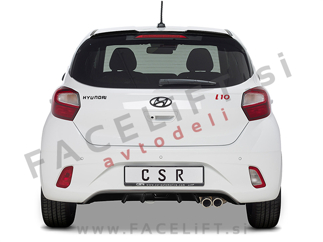 Hyundai i10 20- strešni spojler karbon (sijaj)
