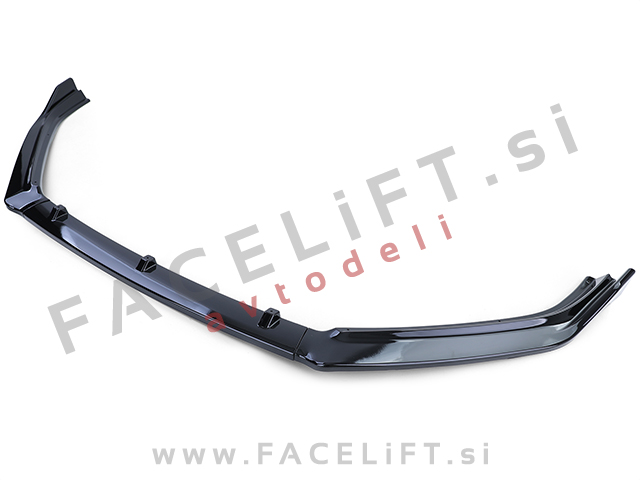VW Polo 6R 14-17 podaljšek sprednjega odbijača črni (sijaj)