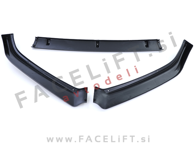 VW Polo 6R 14-17 podaljšek sprednjega odbijača črni (sijaj)