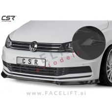 VW Touran 5T 15- podaljšek sprednjega odbijača črni (mat)