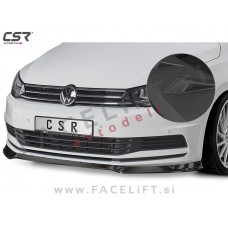 VW Touran 5T 15- podaljšek sprednjega odbijača črni (mat)