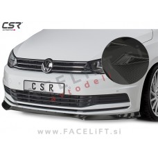 VW Touran 5T 15- podaljšek sprednjega odbijača karbon (mat)