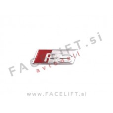 Audi RS emblem (3D nalepka) za volan Audi RS emblem (3D nalepka) za volan