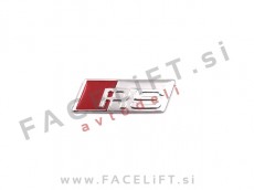 Audi RS emblem (3D nalepka) za volan Audi RS emblem (3D nalepka) za volan