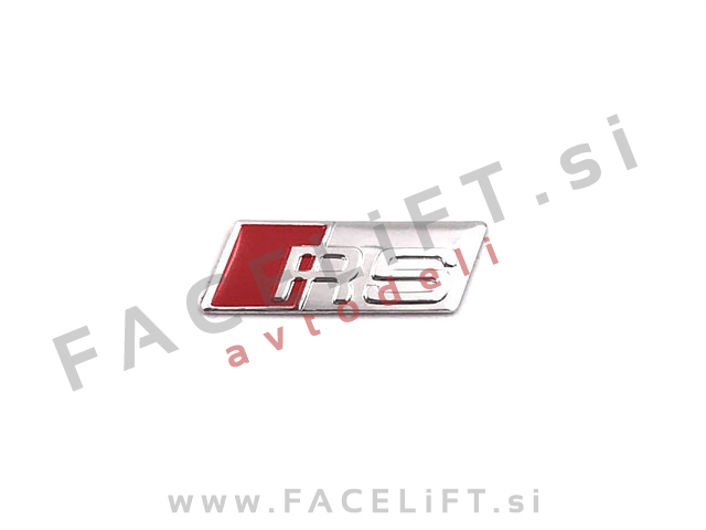 Audi RS emblem (3D nalepka) za volan Audi RS emblem (3D nalepka) za volan
