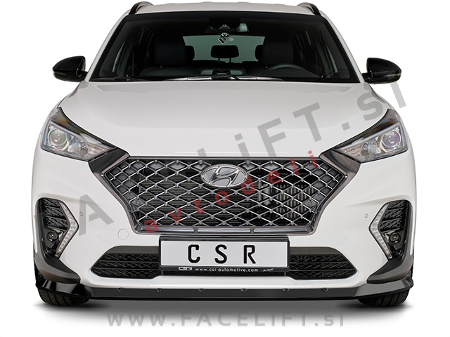 Hyundai Tucson N-Line 18- podaljšek sprednjega odbijača karbon (sijaj)