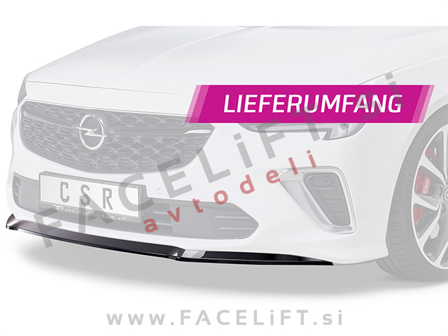 Opel Insignia B GSi 20- podaljšek sprednjega odbijača karbon (sijaj)