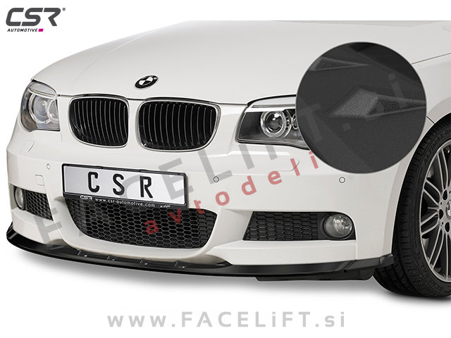 BMW 1 Cabriolet Coupe E82 E88 LCI M 11-13 podaljšek sprednjega odbijača črni (mat) BMW 1 Cabriolet Coupe E82 E88 LCI M 11-13 podaljšek sprednjega odbijača črni (mat)