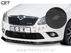 Škoda Fabia RS 5J 10-15 podaljšek sprednjega odbijača črni (mat)