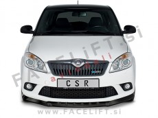 Škoda Fabia RS 5J 10-15 podaljšek sprednjega odbijača črni (mat)