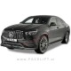 Mercedes GLE Coupe AMG-Line C167 19- podaljšek sprednjega odbijača črni (mat)