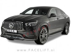 Mercedes GLE Coupe AMG-Line C167 19- podaljšek sprednjega odbijača karbon (sijaj)