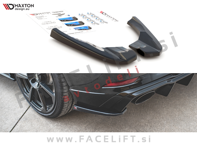 Audi RS3 Sportback 8V 16-20 podaljški zadnjega odbijača