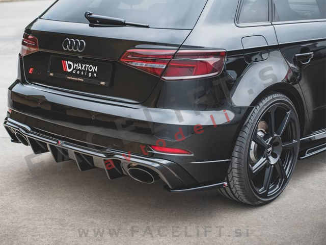 Audi RS3 Sportback 8V 16-20 difuzor zadnjega odbijača