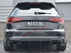 Audi RS3 Sportback 8V 16-20 difuzor zadnjega odbijača