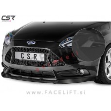Ford Focus ST 10-14 podaljšek sprednjega odbijača črni (mat)