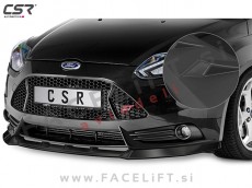 Ford Focus ST 10-14 podaljšek sprednjega odbijača črni (mat)