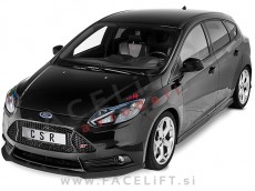 Ford Focus ST 10-14 podaljšek sprednjega odbijača karbon (mat)