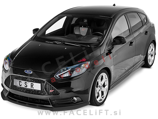 Ford Focus ST 10-14 podaljšek sprednjega odbijača karbon (mat)