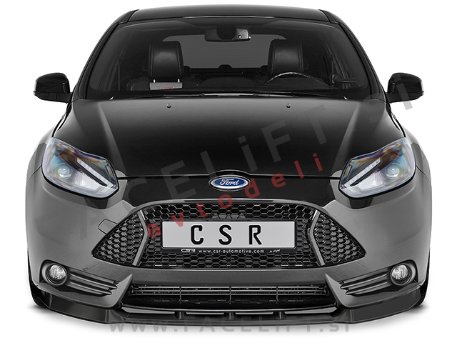 Ford Focus ST 10-14 podaljšek sprednjega odbijača karbon (mat)